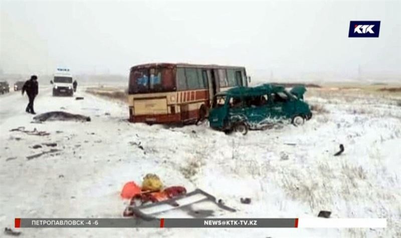 На трассе Караганда - Сарань погибли люди