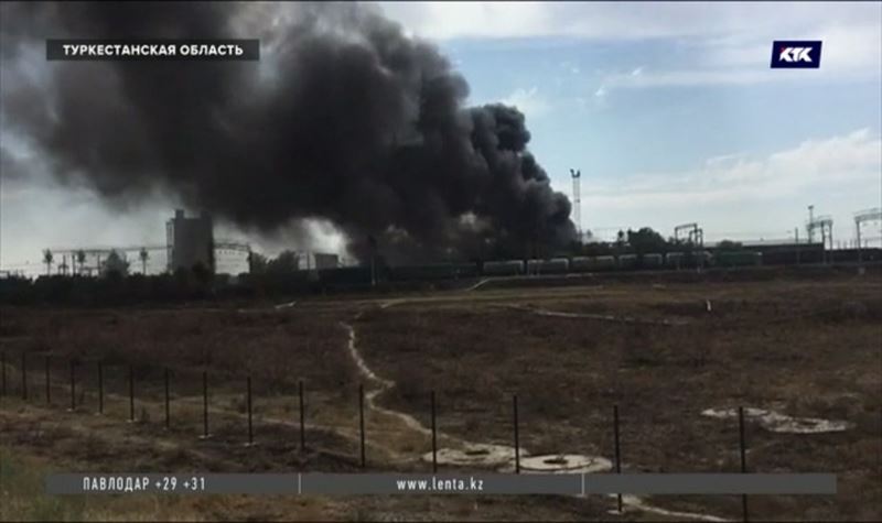 В Арыси новый пожар