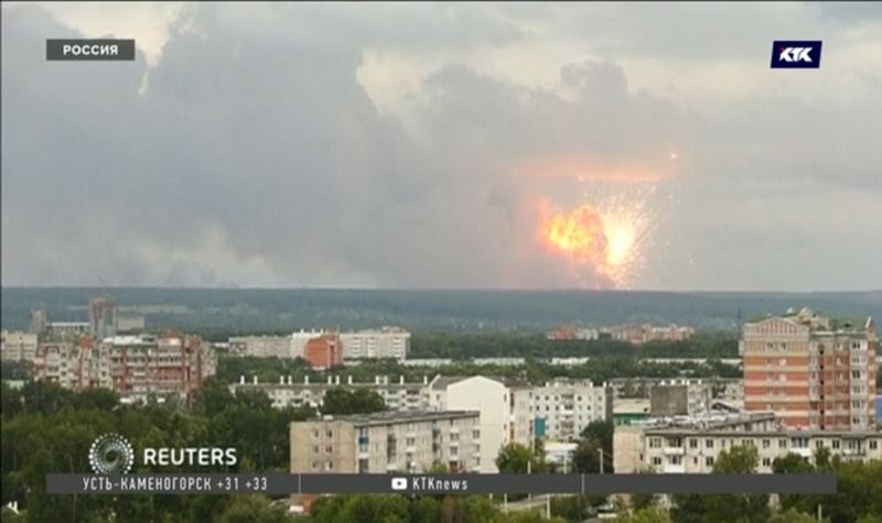 Пожар на военном складе под Красноярском привёл к взрыву боеприпасов