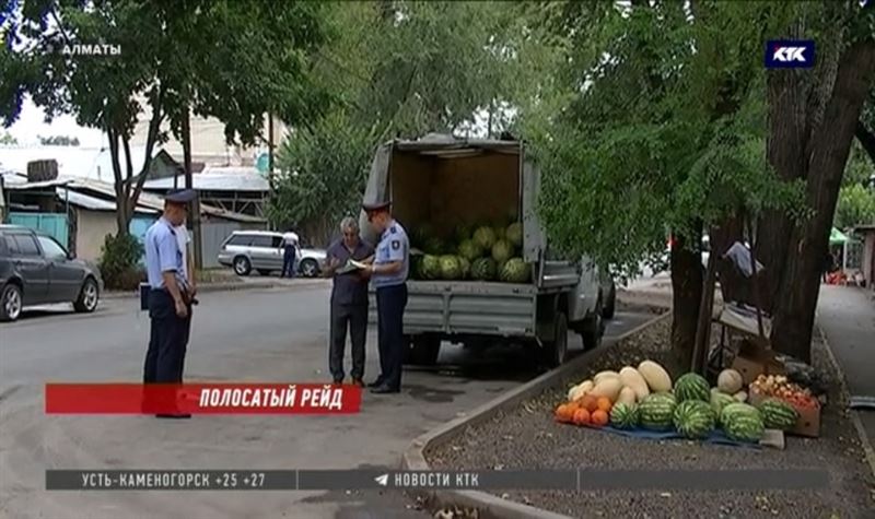 Продавцы арбузов не смогут торговать на улицах Алматы