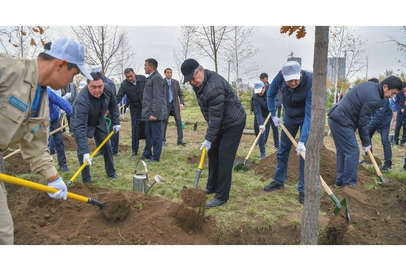 Мемлекет басшысы елордада өткен сенбілікке қатысты