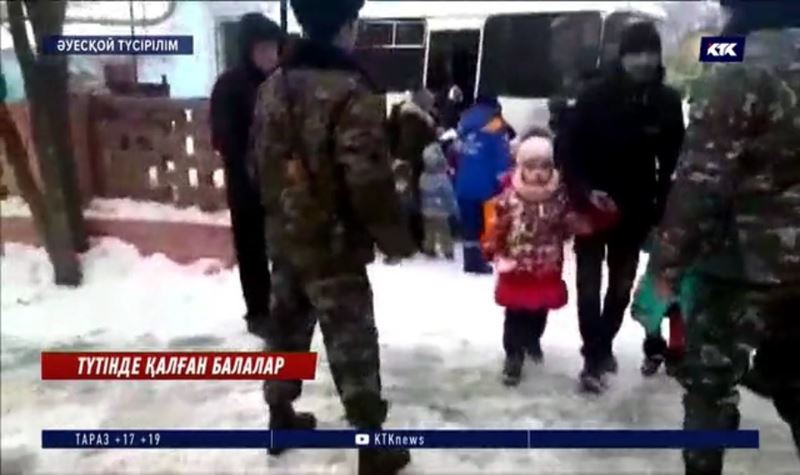 Ақтөбе балабақшасында 100-ге жуық бүлдіршін өрттен аман қалды