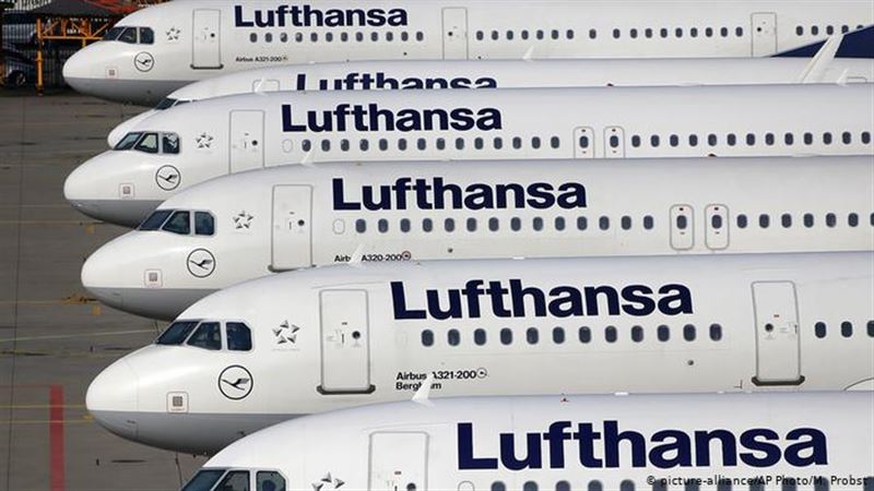 Авиаперевозчик Lufthansa временно приостановил полеты в Казахстан