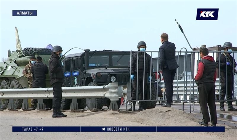 Жителей Алматинской области задерживают за попытку попасть в карантинный город