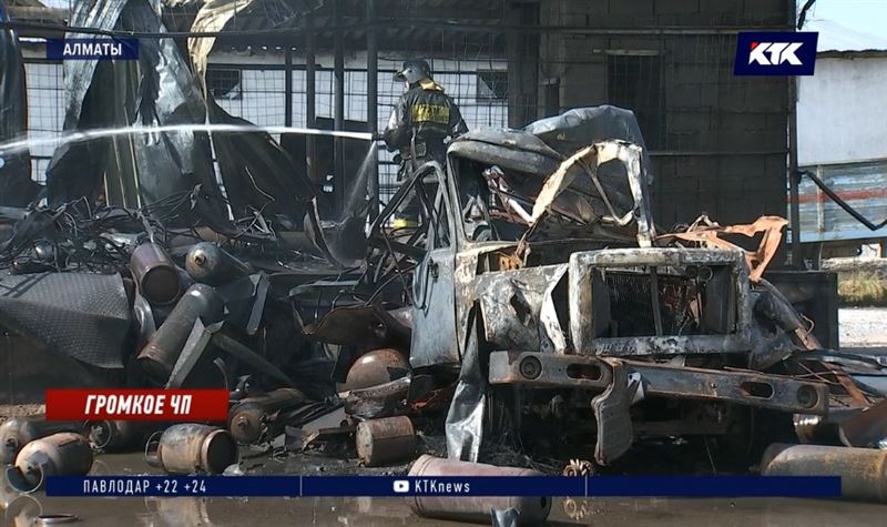 Алматинские пожарные предотвратили большой взрыв