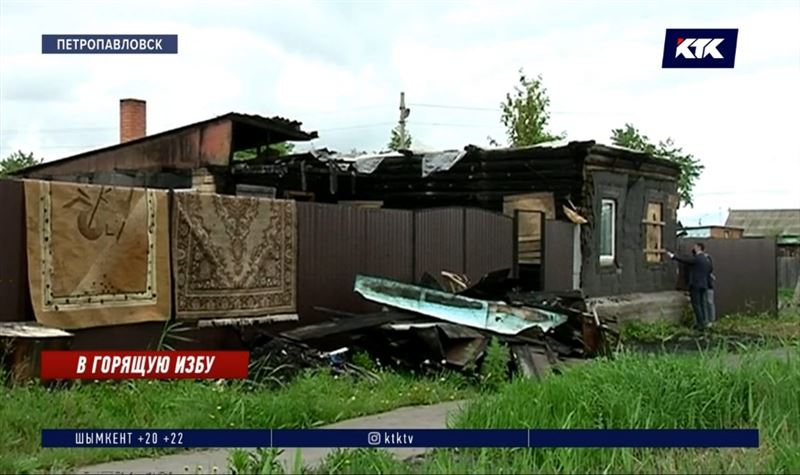 Сотрудники акимата Петропавловска спасли девочку из огня