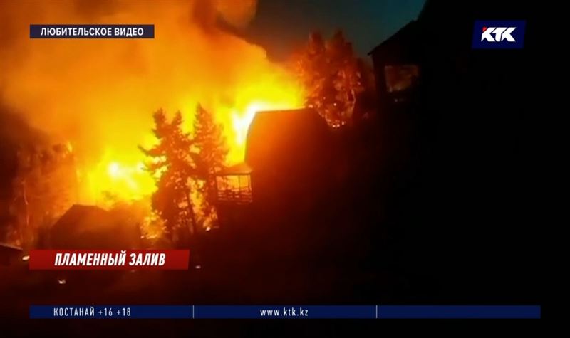 В ВКО выясняют причину пожара на базе отдыха Бухтармы