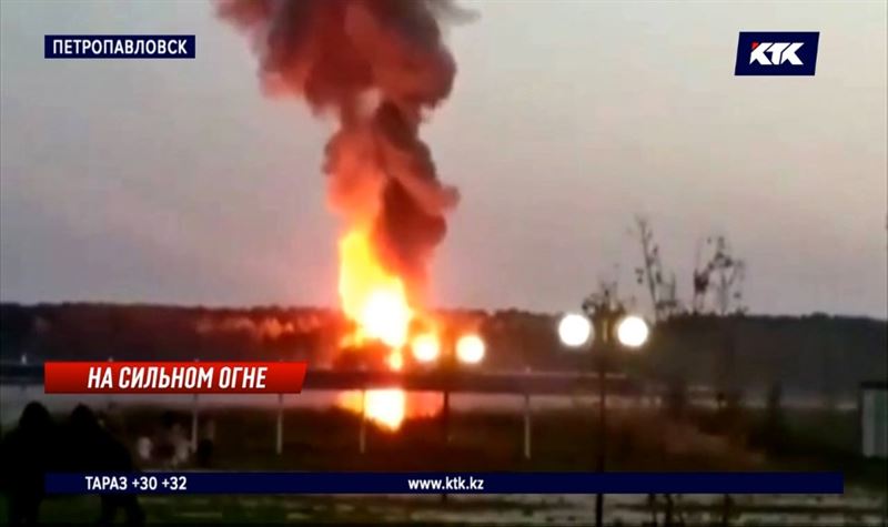 На «обкомовской даче» Петропавловска случился пожар