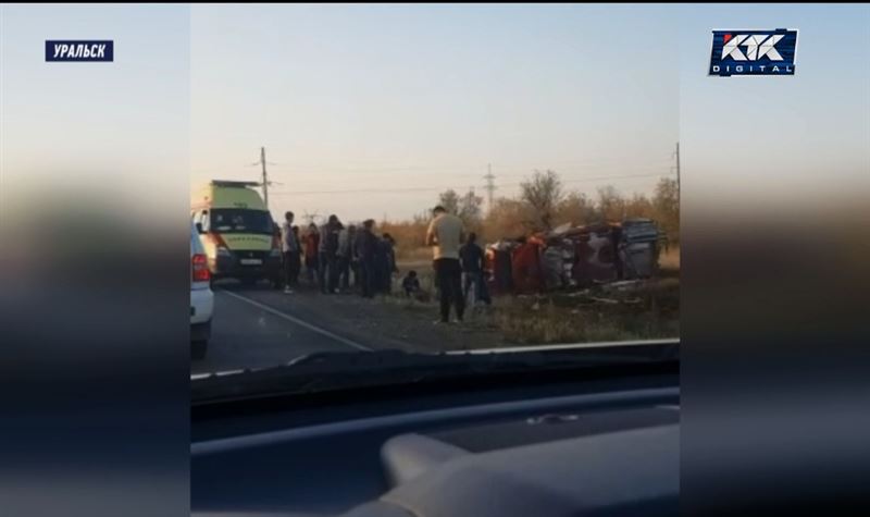 ДТП с пожарной машиной под Уральском: водитель погиб