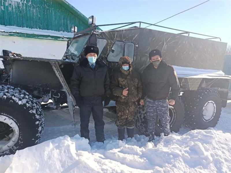 Рыбак из Петропавловска едва не стал жертвой сильного бурана