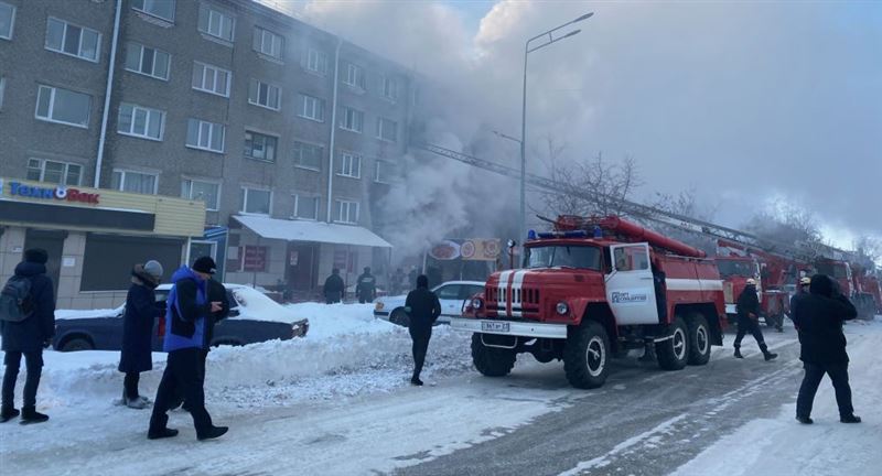 Люди пострадали в результате взрыва газа в общежитии Петропавловска