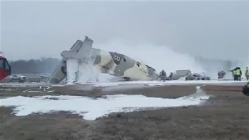 Аким города Алматы Бакытжан Сагинтаев выехал на место крушения военного самолета  