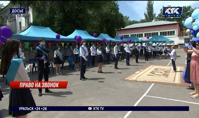 Линейки выпускных классов пройдут на улице