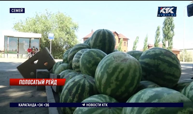 Арбузами не разрешают торговать в Семее