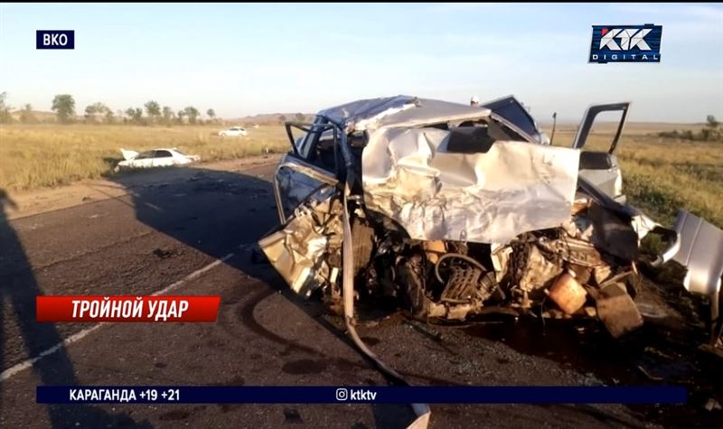 Четыре человека погибли в страшном ДТП близ Алаколя