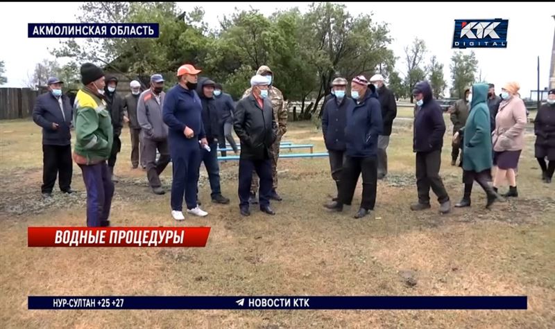 Жители акмолинского села жалуются на новый водопровод