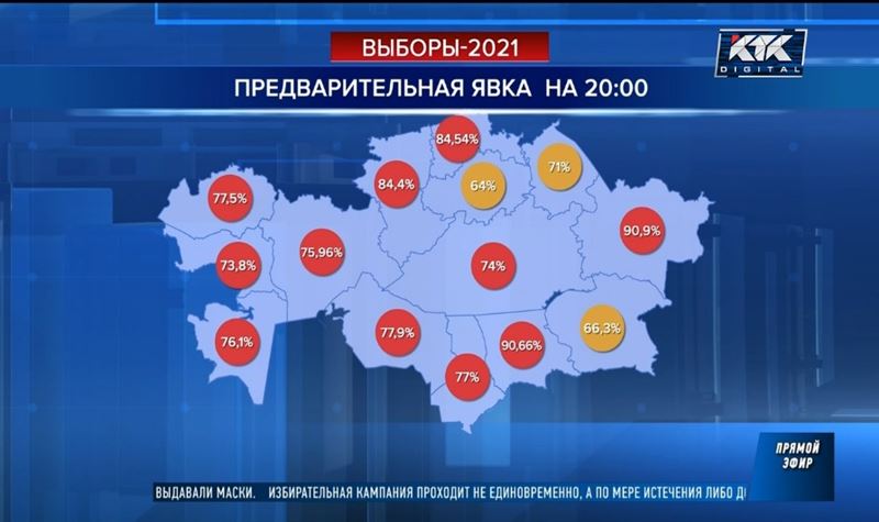 Появились предварительные данные о явке на выборы