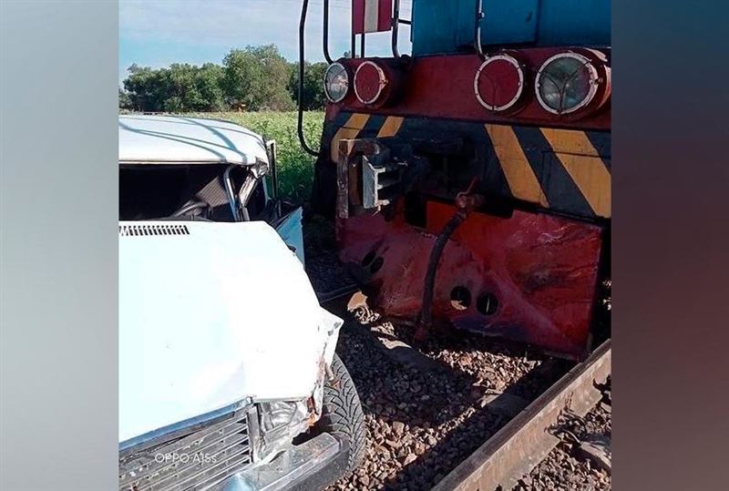 Алматы облысында жеңіл көлік пойызға соғылды