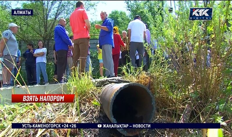 Воры оставили без воды жителей алматинских предгорий