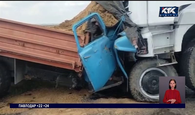 Қарағанды облысында жүк көліктер апатында екі адам мерт болды