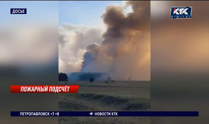 Возникновение пожара в Костанайской области расследуется в рамках уголовного дела