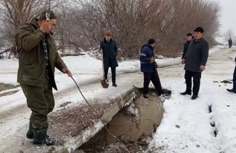 Работы по предупреждению паводков ведутся в Туркестанской области