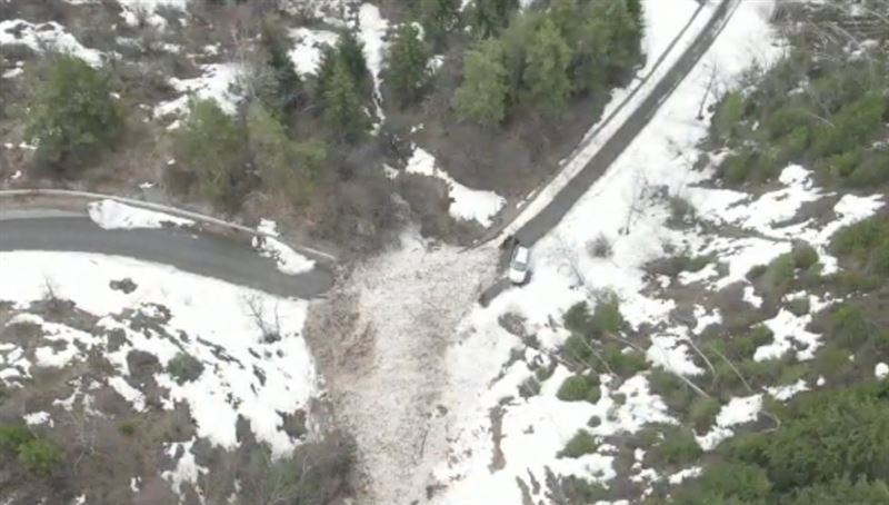 Участок дороги в горах Алматинской области будет закрыт до конца марта