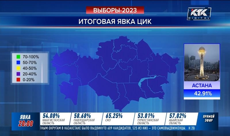 В выборах поучаствовала только половина электората