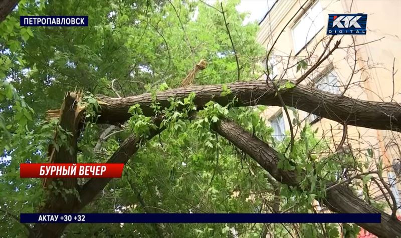 Ливень пробил дыры в крышах многоэтажек Петропавловска