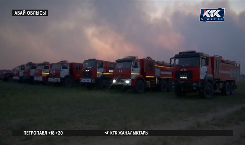 Абай облысында әлі 42 мың гектар орман жанып жатыр 