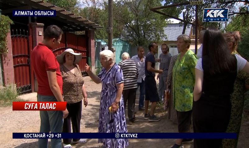 Қаскелеңде жүздеген саяжай бар суды жарата алмай отыр 