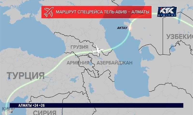 В аэропорту Алматы готовятся встречать рейс из Израиля