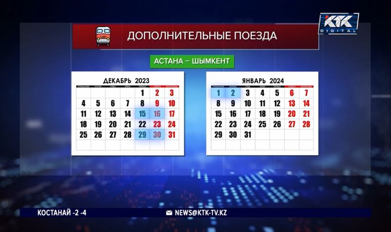 Дополнительные рейсы вводят для казахстанцев на декабрьские праздники 