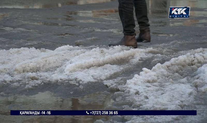 Абай облысында көктайғақтан сабақ тоқтатылып, күре жолдар жабылып жатыр