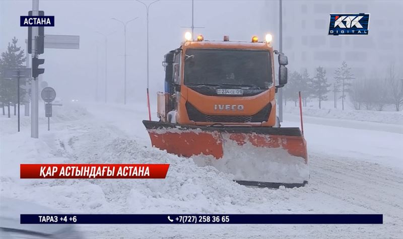 Елорданың коммуналдық қызметі көшені екі ауысыммен тазалап жатыр 