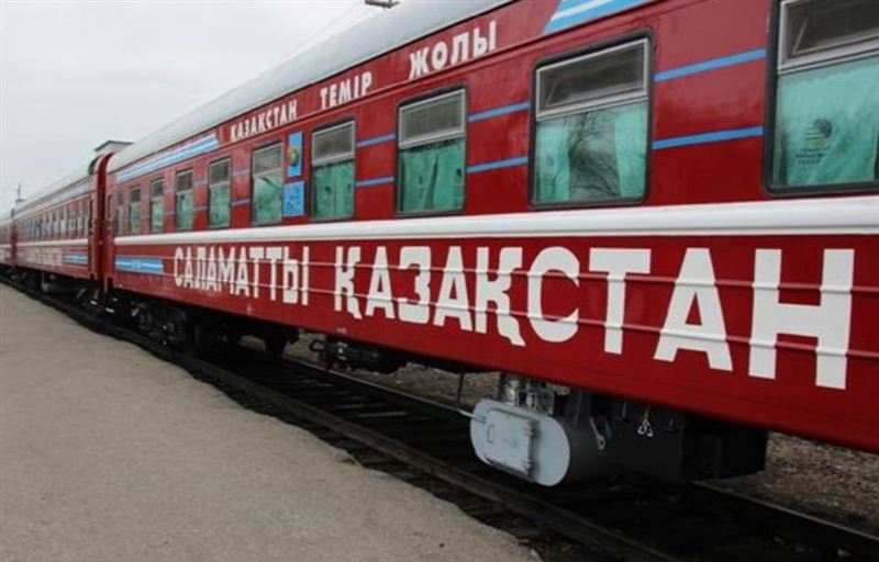 Поезд здоровья «Саламатты Қазақстан» возобновит курсирование по Казахстану с 1 апреля