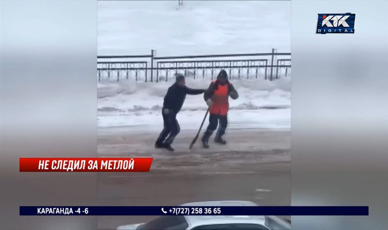 Почему водитель напал на дорожного рабочего в Астане, рассказали в полиции