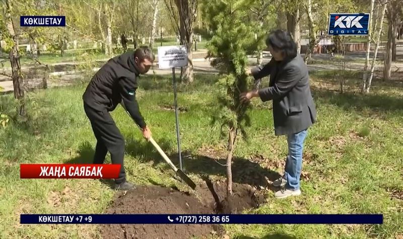 Көкшетауда журналистер саябағы ашылды