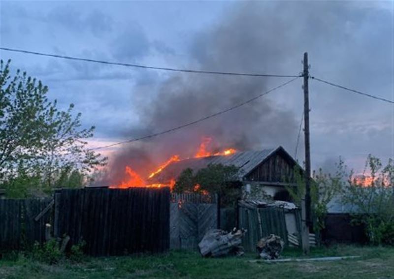 50-летняя женщина погибла при пожаре в Павлодарской области