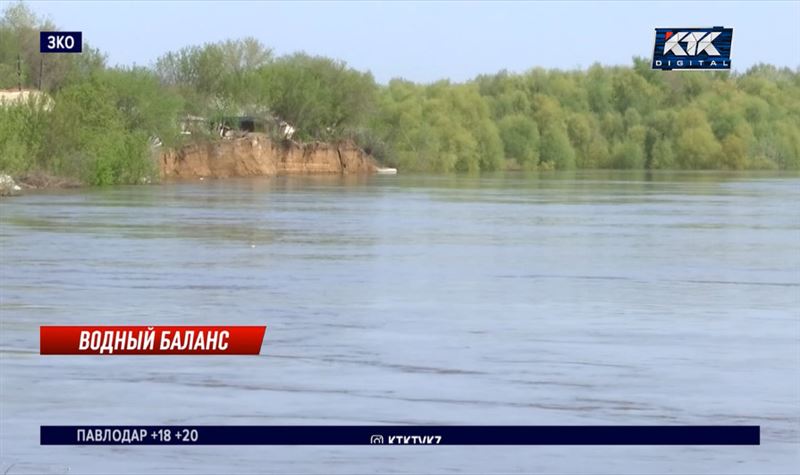 Паводковыми водами наполнили иссушенные озера в ЗКО