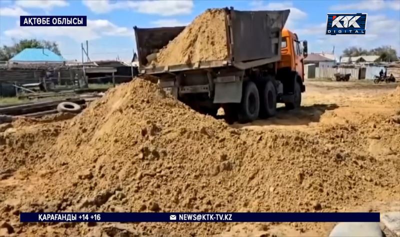 Ақтөбе облысы: Құйылыс ауылындағы жасанды бөгетті тасқын бұзып кетті