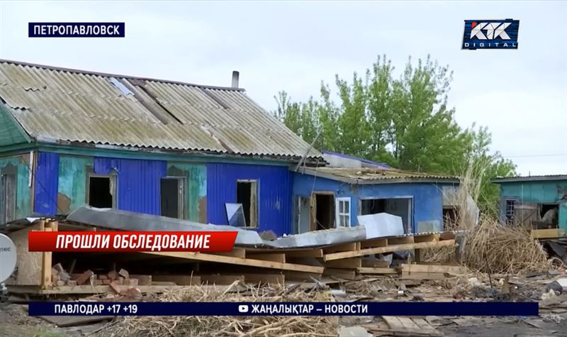 Ремонт пострадавших от паводка домов в Петропавловске доверили бригадам из местных сел