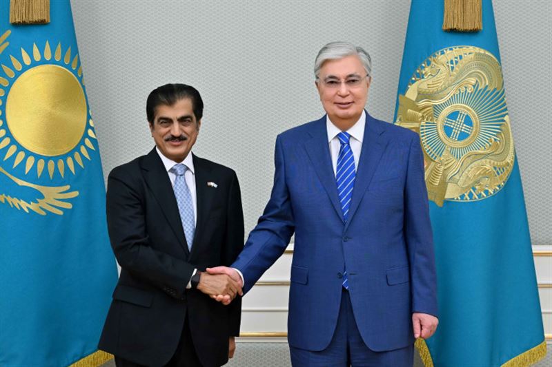 Глава государства принял посла Государства Катар в Казахстане Абдаллу бен Хусейна Джабера