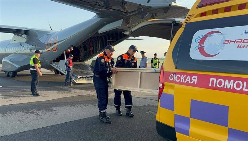 Тела погибших в Кыргызстане казахстанских детей доставили в Усть-Каменогорск