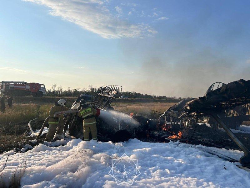 В Минтранспорта сделали заявление после крушения Ан-2 в Акмолинской области