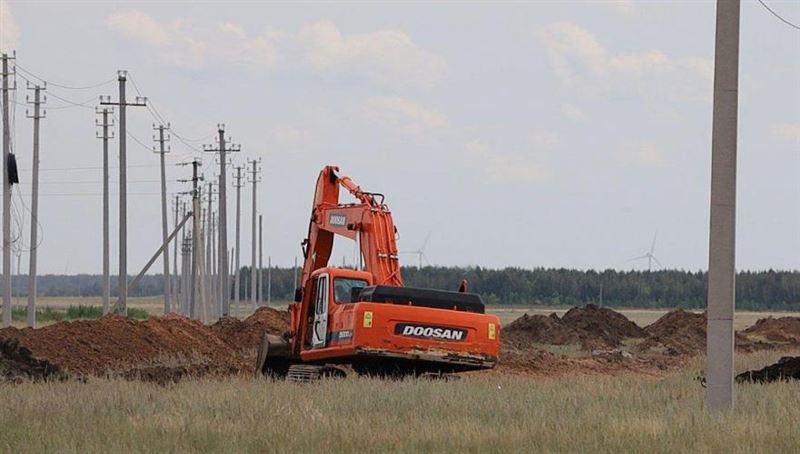 Обводной канал строят в селе Коянды для предотвращения паводков