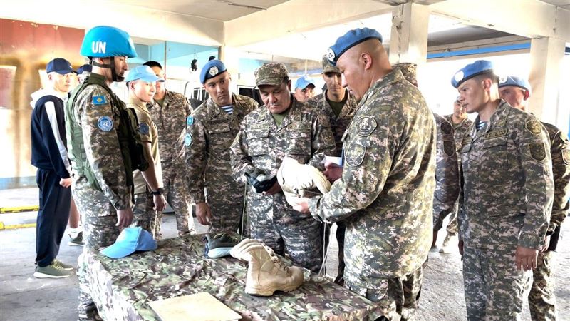 Службу казахстанских миротворцев на Голанских высотах проинспектировало Минобороны РК