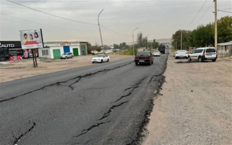 ҚазАвтоЖол Түркістан облысындағы жолдың орташа жөндеу учаскесінде ақауларды анықтады