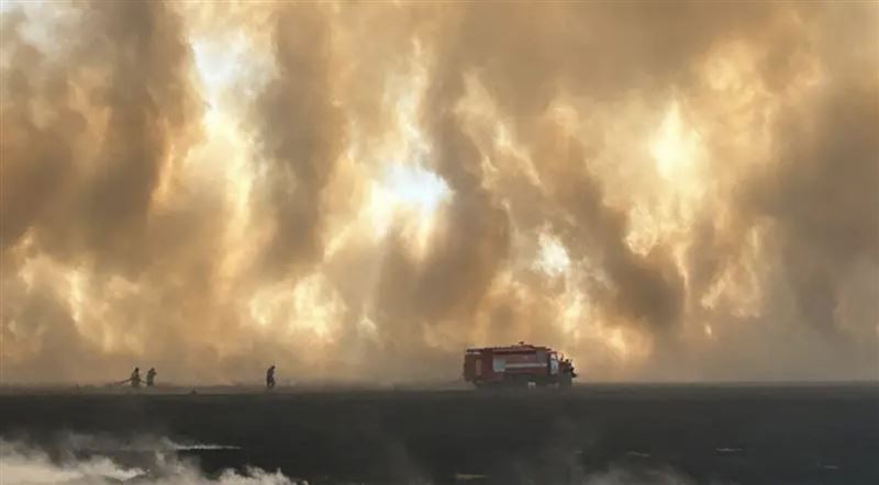 Ақмола облысының алты ауданындағы өрт сөндірілді