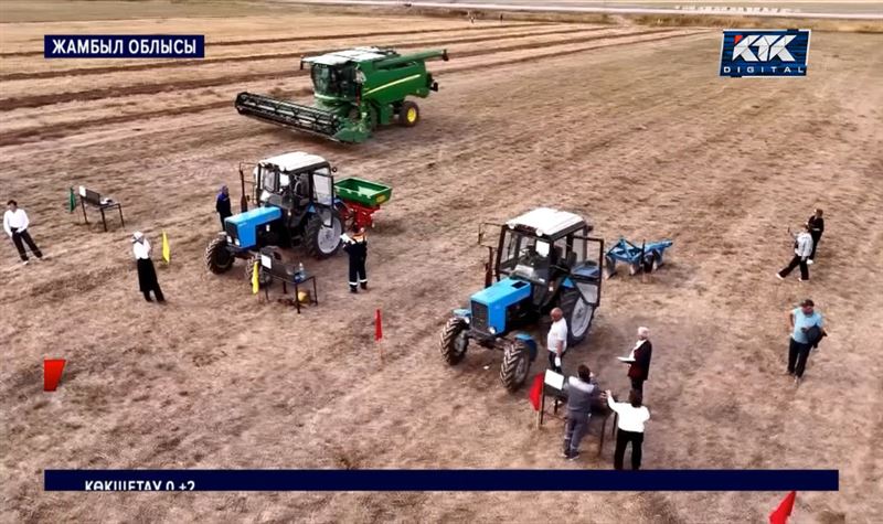 Жамбыл облысында алқаптарға соқа салудан халықаралық жарыс өтіп жатыр 